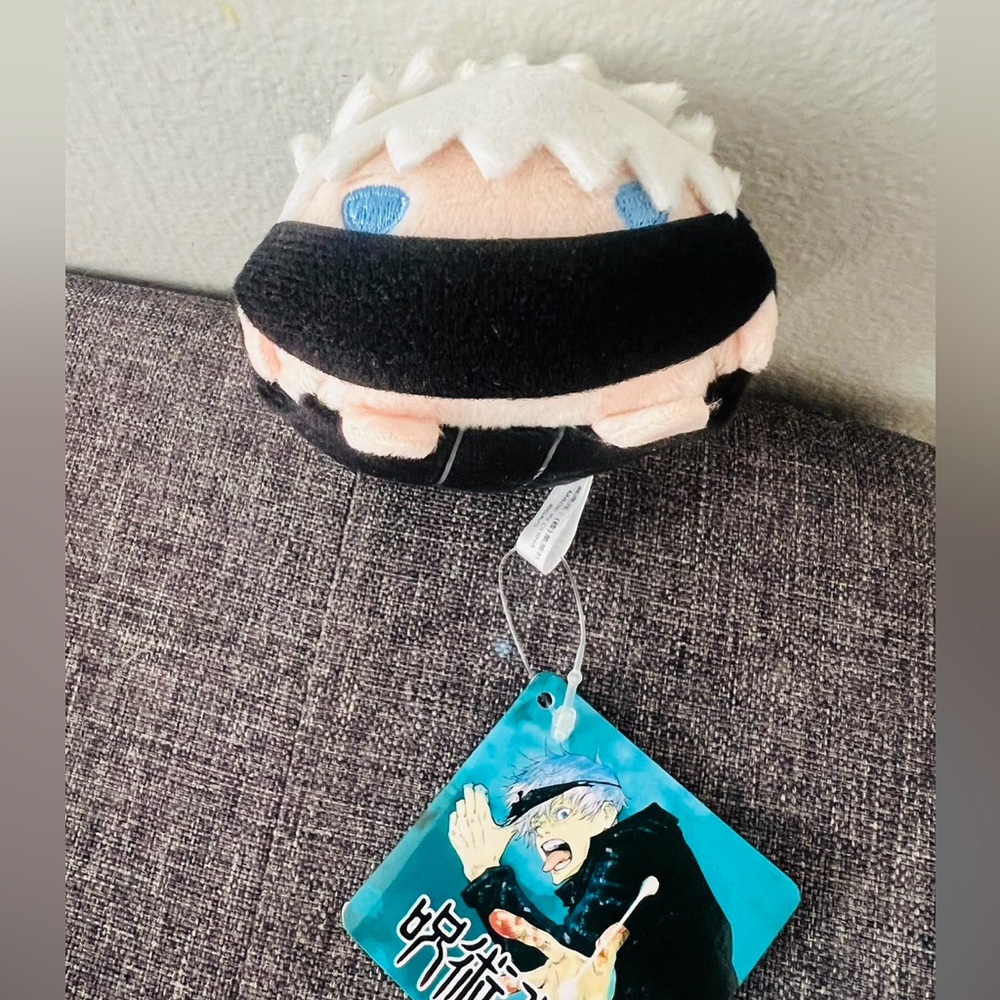 Kawaii Jujutsu Kaisen Gojo Plush Mascot Doll Nori Chara Jump Shop Limited New